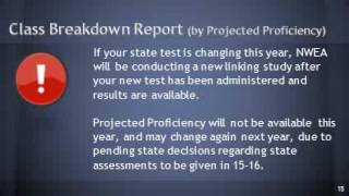 MAP NWEA Reports Tutorial video