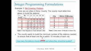 Lecture 10: Integer Programming, and Branch and Bound Algorithm