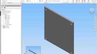 Hole Feature and Rectangular Pattern
