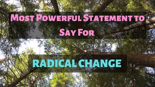 Abraham Hicks 2020 - Most Powerful Statement To Say For Radical Change! (Law of Attraction)