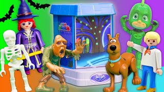 Scooby Doo teams with Spooky PJ Masks Transformation Towers to Gekko