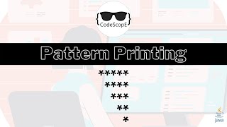 Inverted Right-aligned half pyramid pattern pattern | Java | Pattern Printing | Question 6