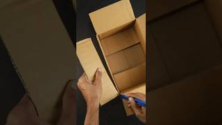 Flipkart cardboard box recycling ideas #shorts #viral #youtubeshorts #diy #viralshort #homedecor