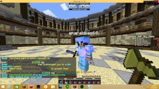 1v1ing on WoodyCraft wrecking and first Death !!