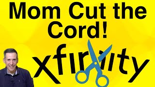 My Mom Cut the Cord! Switched from Comcast / Xfinity to Frontier / YouTube TV