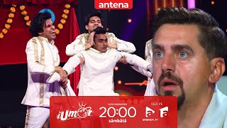 Capete întoarse (la propriu!) și mișcări ireale! B Unique Crew face spectacol la iUmor! 🎭🔥