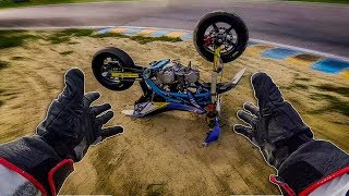 HOW TO FLIP A BIKE OVER - RACING IS LIFE EP.28 [English Subtitles]