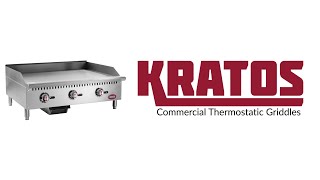 Kratos Commercial Gas Countertop Griddle