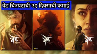 वेड चित्रपटाची २१ दिवशी तुफान कमाई | Ved Movie 21st day collection | Ritesh Deshmukh |