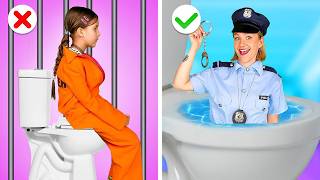 Good Cop Vs Bad Doctor In Jail | Awesome Parenting Gadgets and Hacks