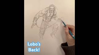 How To Draw Lobo #frankchoartist #dccomics #lobo #jasonmomoa #jamesgunn #howtodraw #drawing #sketch