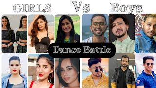 Girls Vs Boys| Dance Battle | Indian YouTube Dancers | Dance Battle channel