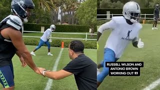 Antonio Brown WORKS OUT with Russell Wilson - Signing with the Seahawks?
