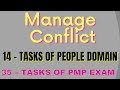 Manage Conflict | People Domain Task -1 | 35 Tasks of PMP Exam | PMP | Conflict Management