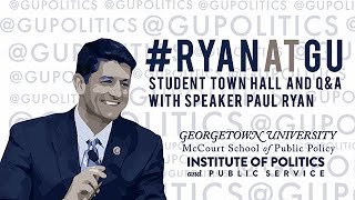 Speaker Paul Ryan Hosts Millennial Town Hall