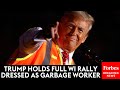 FULL RALLY: Trump Dons Orange Garbage Worker Vest For Campaign Event In Green Bay, Wisconsin