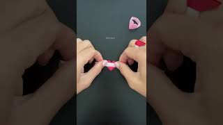 How to fold Origami Heart Ring #Shorts (Hiroshi Kumasaka)