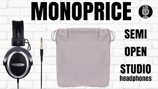 Monoprice Semi Open Studio Headphones - Quick Review