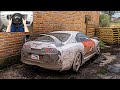 Abandoned Toyota Supra - Forza Horizon 5 (Steering Wheel + Shifter) Gameplay