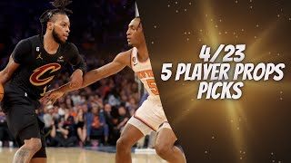 5 Best NBA Player Prop Picks, Bets, Parlays, Predictions for Today April 23rd 4/23