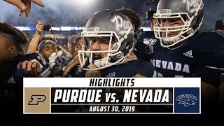 Purdue vs. Nevada Football Highlights (2019) | Stadium