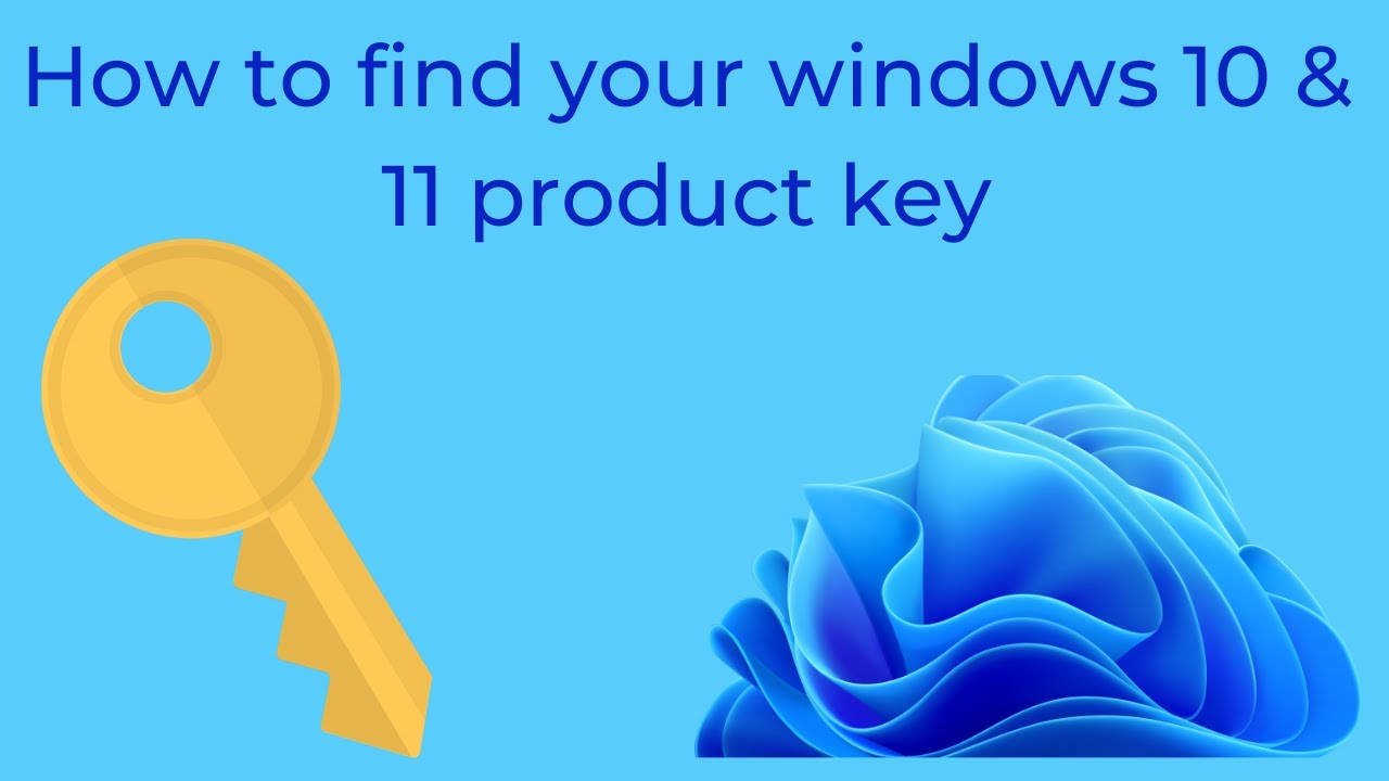 How To Find And Retrieve Your Windows 10 And 11 Product Key. - YouTube