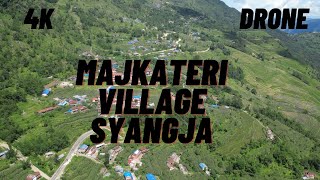 DRONE SHOOT OF MAJKATERI VILLAGE SYANGJA || BEAUTIFUL VILLAGE NEAR SIRUBARI SYANGJA