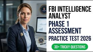 FBI Intelligence Analyst Phase 1 Assessment 2026 Practice Test and Expert Answer Guide
