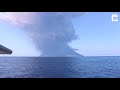 stromboli volcano erupts