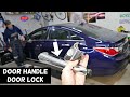 HYUNDAI SONATA EXTERIOR DOOR HANDLE REPLACEMENT REMOVAL, CYLINDER DOOR LOCK