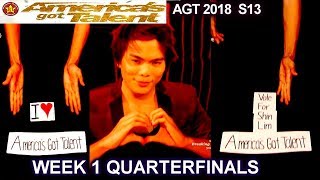 Shin Lim Card Magician EPIC MAGIC!! Quarterfinals 1 America's Got Talent 2018 AGT