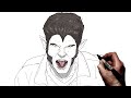 How To Draw A Werewolf (Scott McCall)  | Step By Step | Teen Wolf