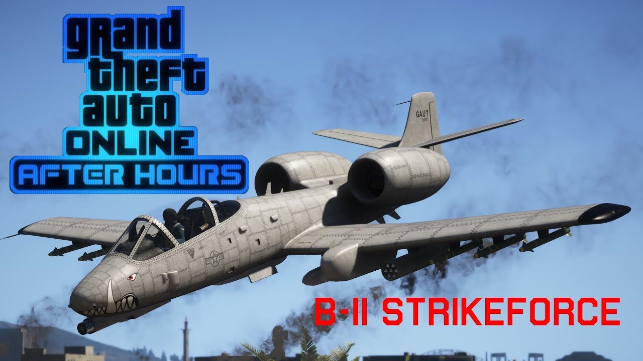 GTA Online B-11 Strikeforce (A-10 Warthog) Gameplay+Customization ...