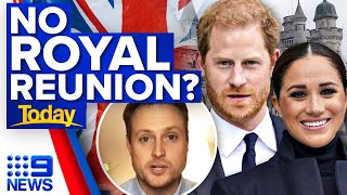 Prince Harry, Meghan Markle won't visit Royal family during UK visit | 9 News Australia