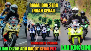 OTW DARI BALI PAROPO NAULI || SUNMORI KO GINI ⁉️ 5 (LIMA) ZX25R MERAMAIKAN JB CISINGA