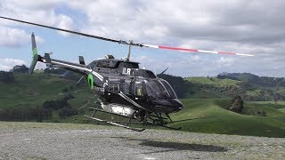 Helicopter herbicide spraying