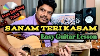 Sanam teri kasam easy guitar lesson |Guitar tabs | Hindi song |Learn Sanam Teri Kasam on Guitar