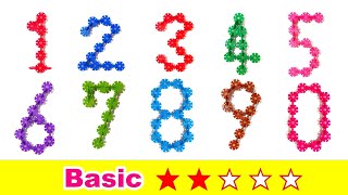 知育おもちゃ【ジスター】で０～９の数字を作ってみよう！