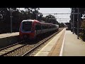 some videos and photos of trains at parafield train station.