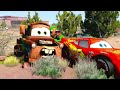 🔴 big u0026 small vs escape mcqueen u0026 mater vs zombie dump truck eater cars beamng.drive