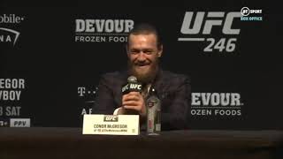 CONOR McGREGOR v DONALD ‘COWBOY’ CERRONE - FINAL PRESS CONFERENCE (BEST BITS) / UFC 246 / LAS VEGAS