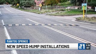 Manitou Springs officials are installing new speed bumps