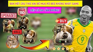 BÁN CR7 KAKA CANNAVARO MANG VỀ SIÊU TIỀN ĐẠO KHỦNG NHẤT RÔ BÉO 9 TỶ COINS CÓ XỨNG ĐÁNG FC MOBILE