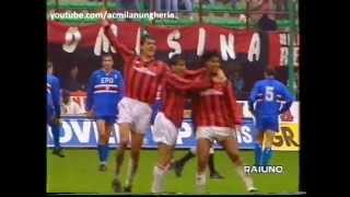 Serie A 1991/1992 | AC Milan vs Sampdoria 5-1 | 1992.04.05