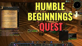 Humble Beginnings Quest (WoW Classic)