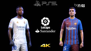 FIFA 22 - BARCELONA vs REAL MADRID - GAMEPLAY - PS5 4K