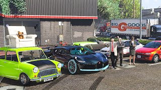 Mr Bean Buying Bugatti Divo | GTA V Machinima Production