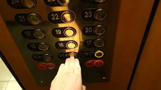 Almost Totally Original, FAST Dover Traflomatic Traction Elevators at Meidinger Tower Louisville, KY