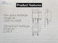 sud50p06 15 ge3 mosfet parameters and application areas