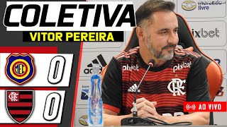 PIORES Momentos de Madureira 0x0 Flamengo - Coletiva do Vitor Pereira AO VIVO